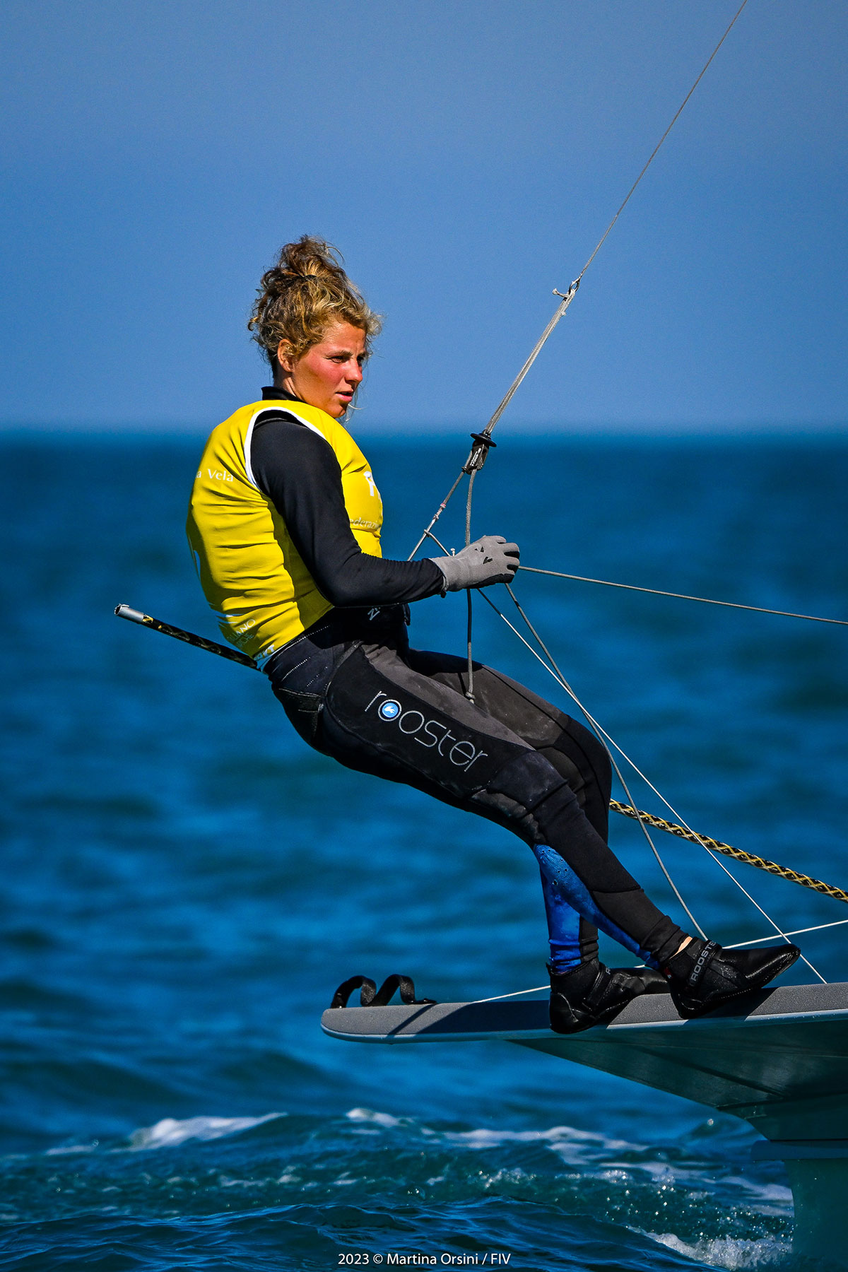 Coach Alexandra Stalder, Coach Sail Rib on Garda Lake